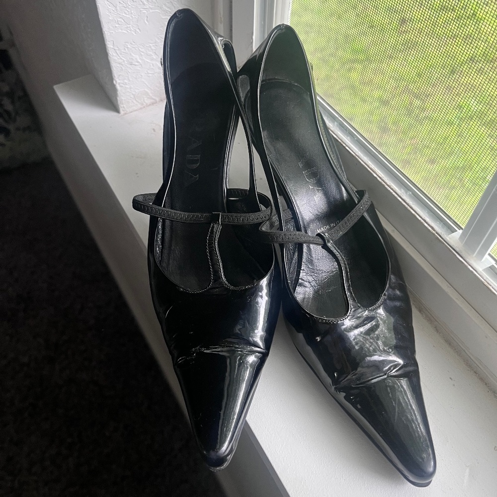 Vintage Prada Kitten Heels